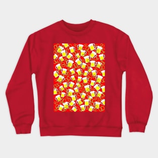 BEER And Pretzels For Beer Lover Crewneck Sweatshirt